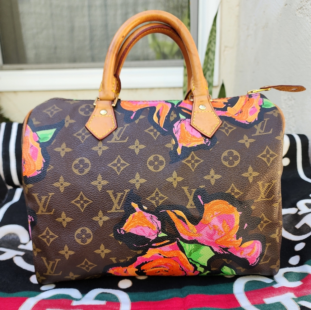 Authentic Louis Vuitton Limited Edition Stephen Sprouse Roses Speedy 30